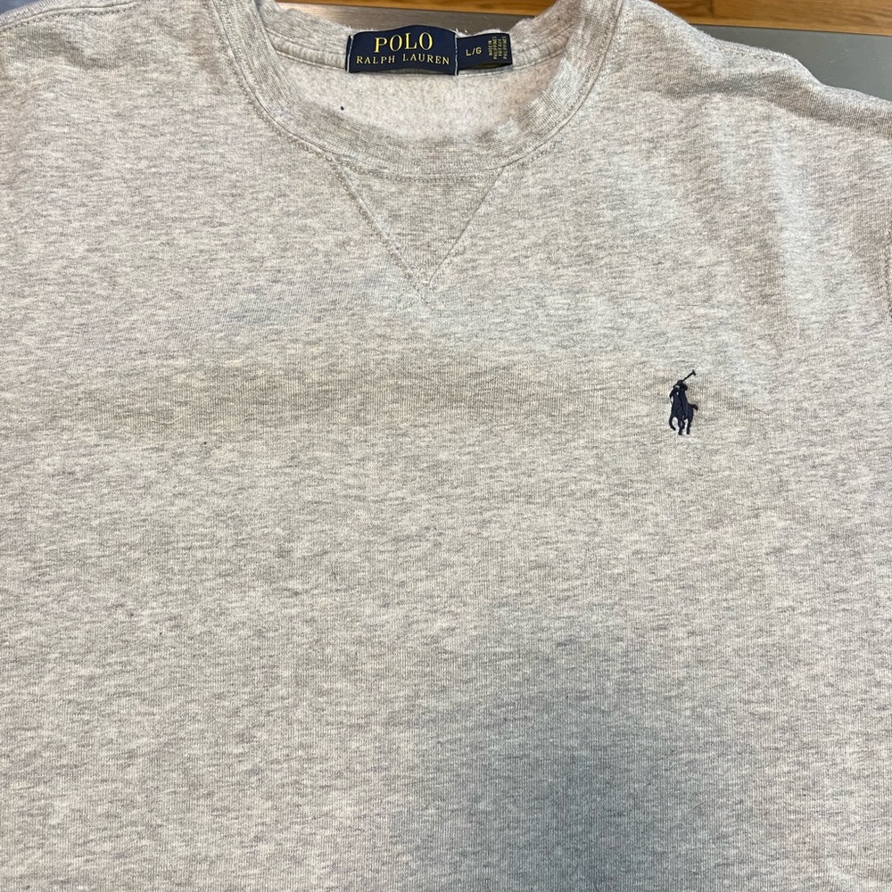 Polo Ralph Lauren Gray Crewneck Sweatshirt